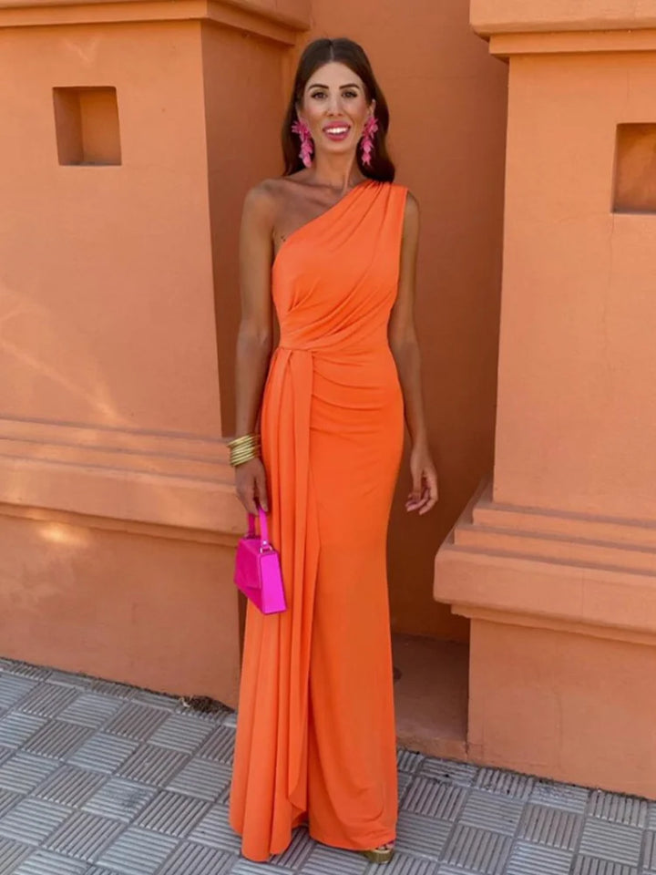 Lia™ | Asymmetrical Maxi Dress
