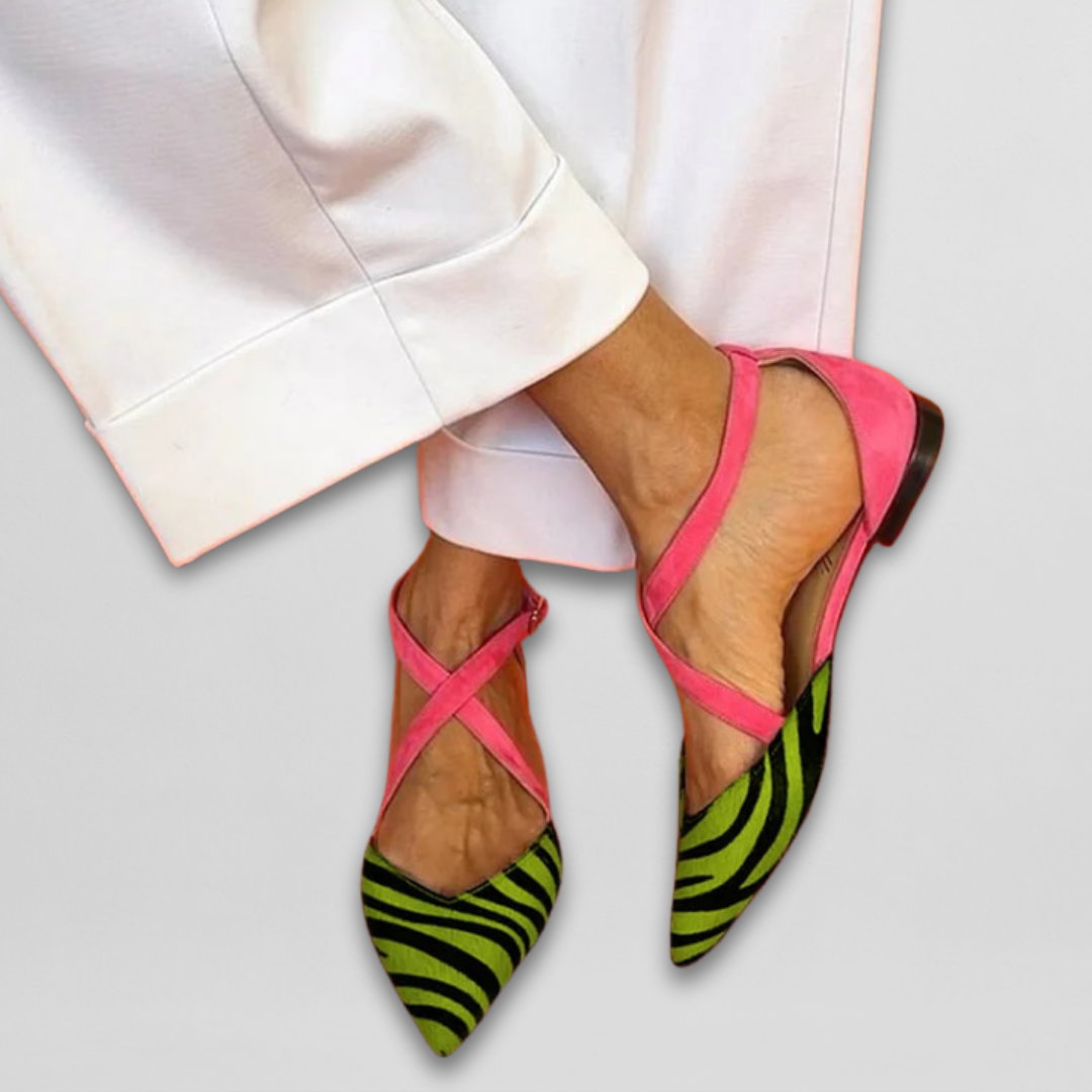Élise™ | Ballet Flats with Straps