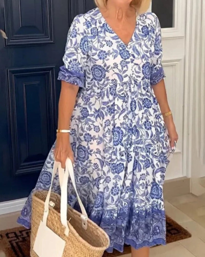 Olivia | Lightweight Floral Elegance Dress