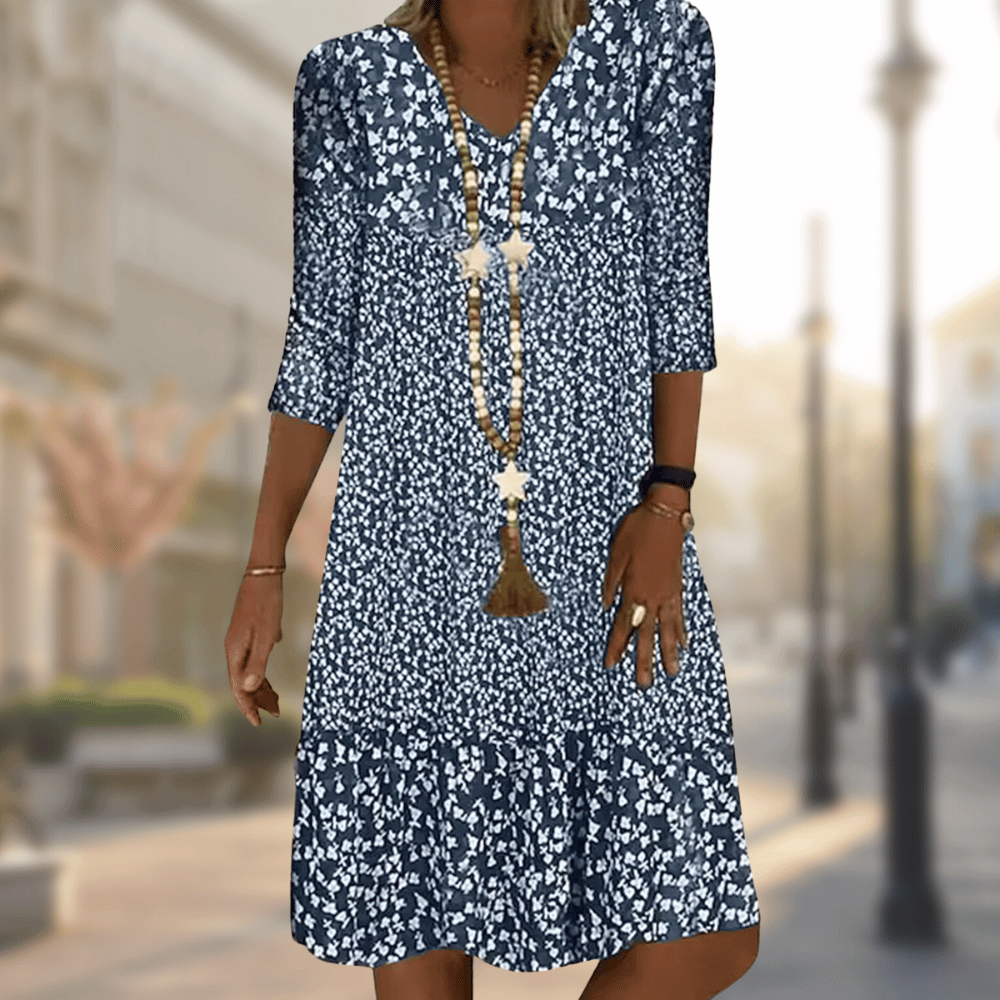 Nina | Effortless Floral Midi Dress