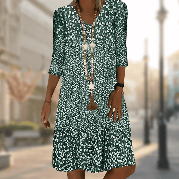 Nina | Effortless Floral Midi Dress
