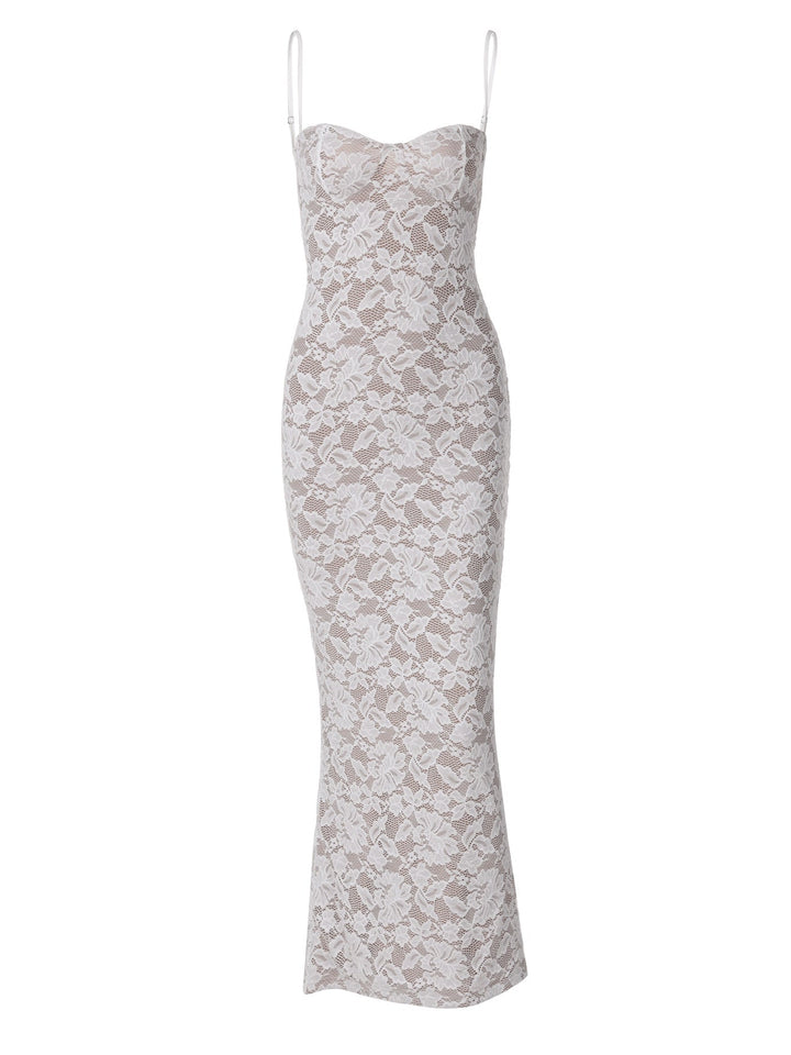 Mari | Midi Lace Dress