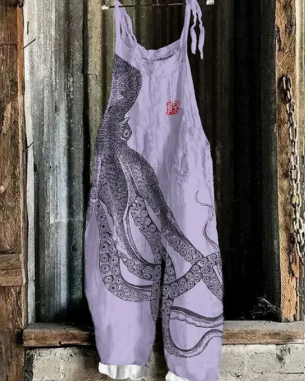 Marini™ | Wide Octopus Print Jumpsuit