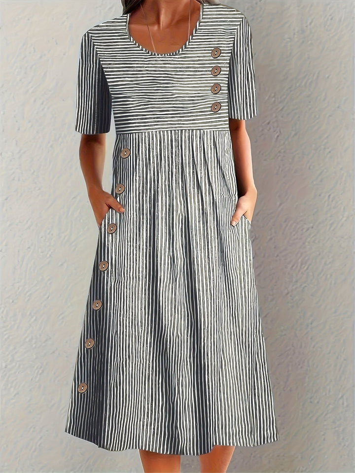 Mia | Relaxed Fit Striped Summer Dress
