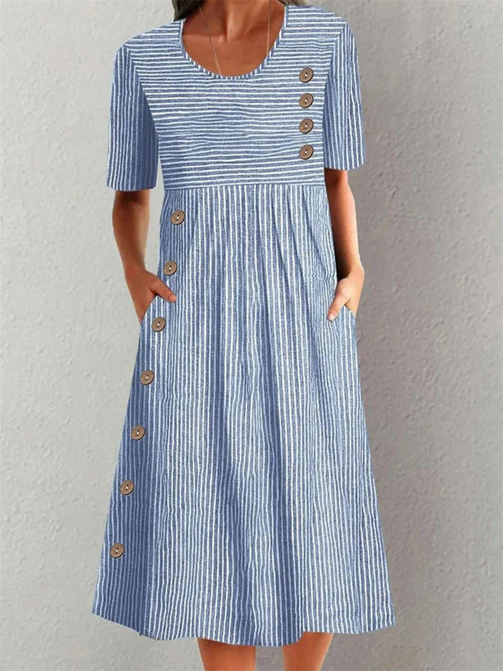 Mia | Relaxed Fit Striped Summer Dress