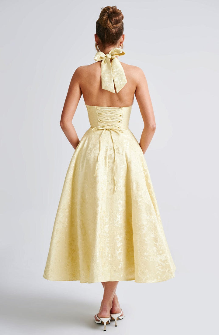 Adoria | Elegant Dress with American Neckline