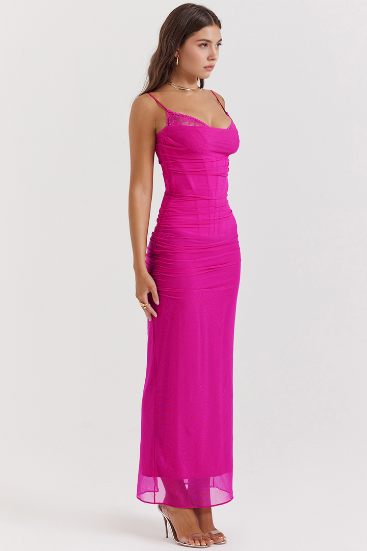 Auri | Draped Tulle Dress