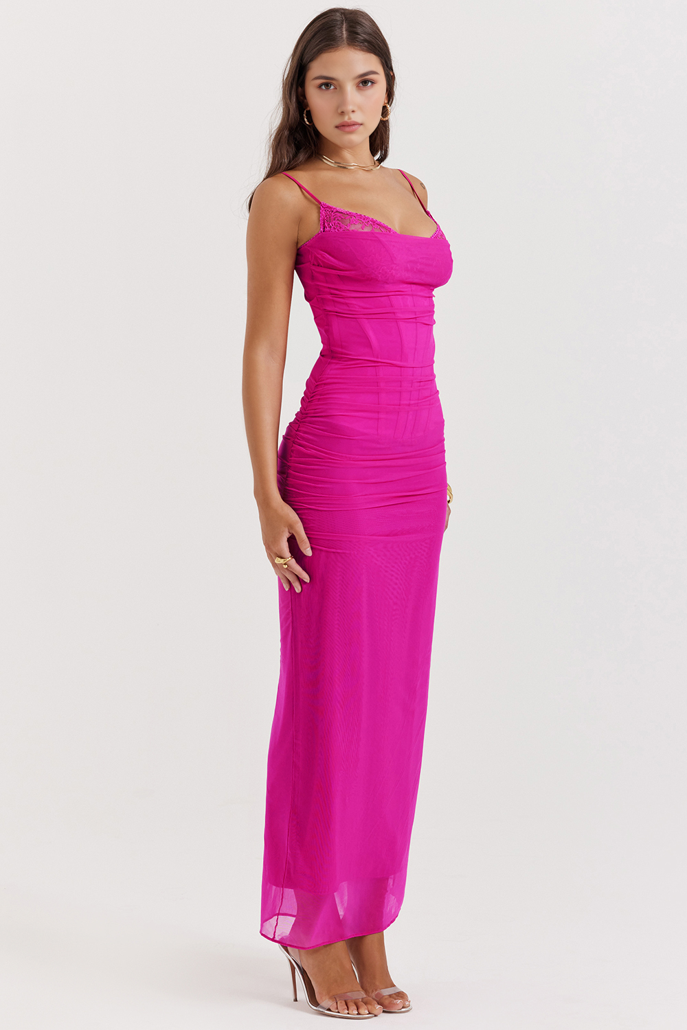 Auri | Draped Tulle Dress